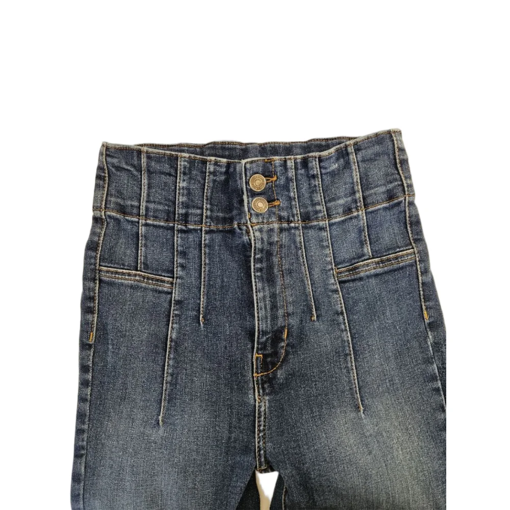 We The Free Jayde Flare Jeans super high rise retro style Size 27